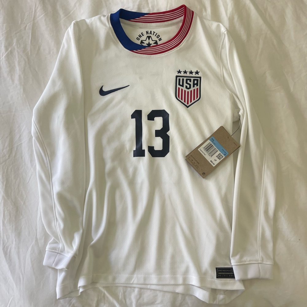 Nike Alex Morgan USA Soccer Jersey Red, White, and Blue